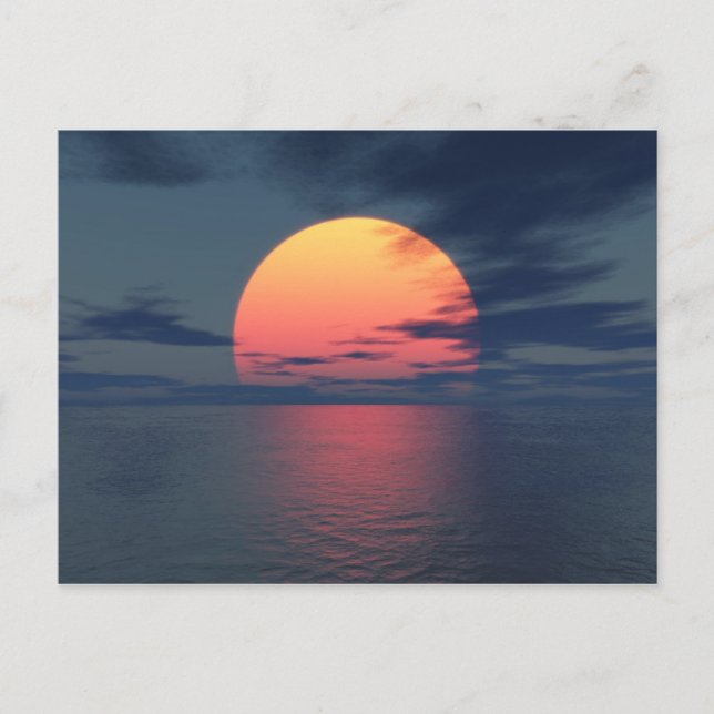 Sunset Postcard (Front)