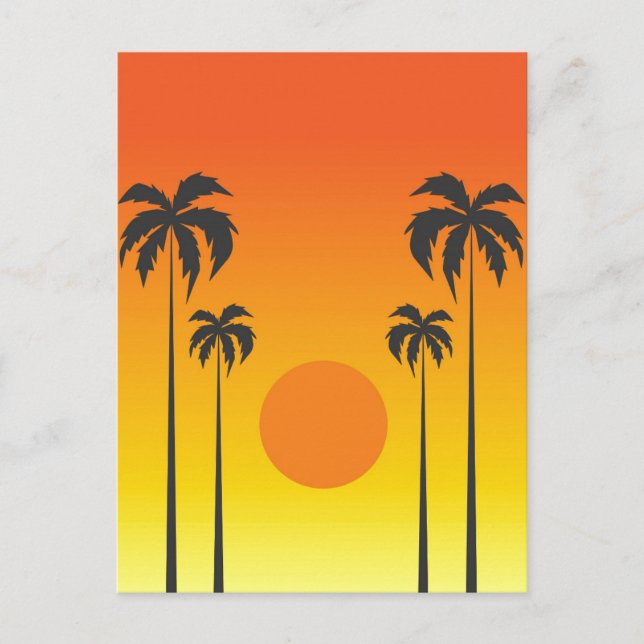 Sunset Postcard (Front)