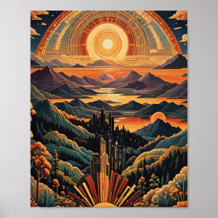Sunset poster