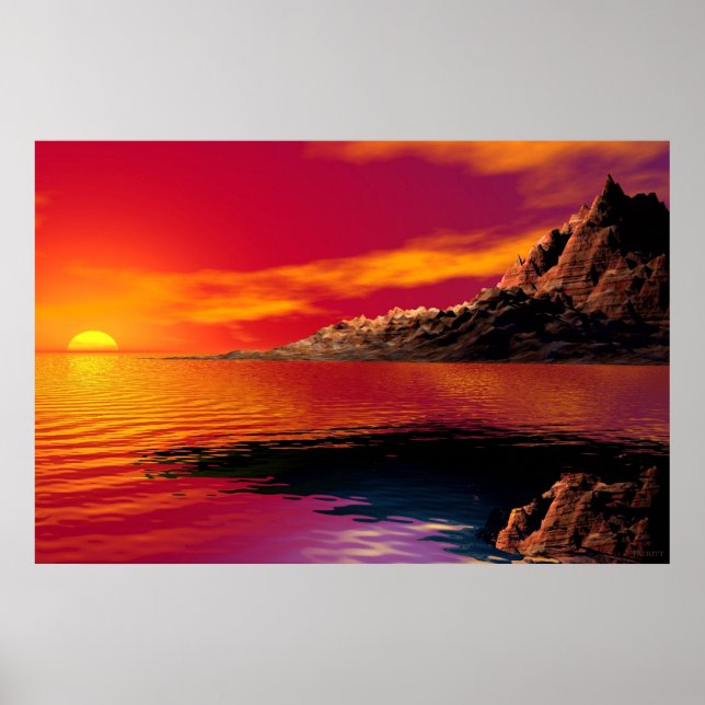 Sunset  poster (Front)