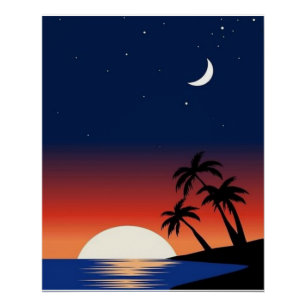 SUNSET  POSTER