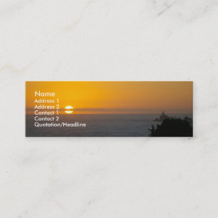 Sunset profile card