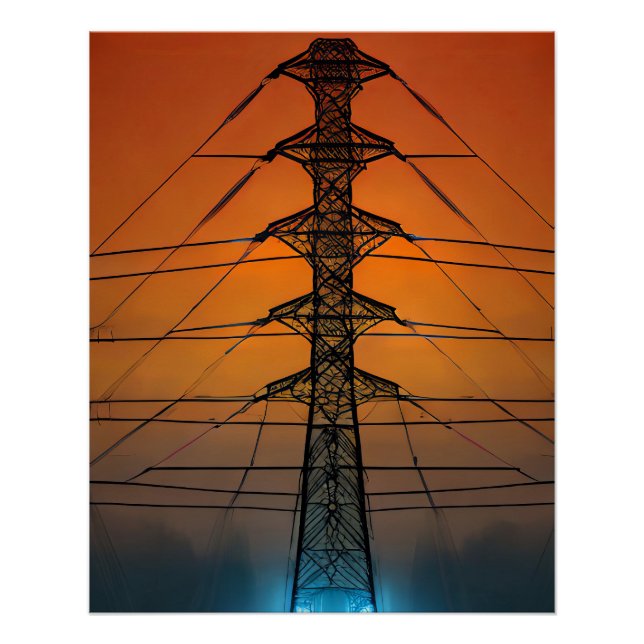 Sunset Pylon Poster (Front)