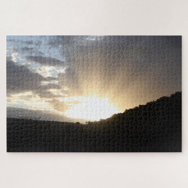sunset rays jigsaw puzzle (Horizontal)