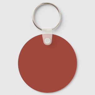 Sunset Red Terracotta 9F392B Colour Add Name Optio Key Ring