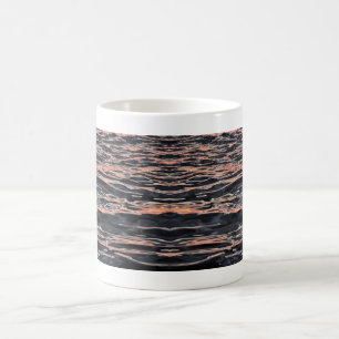 Sunset Reflected on Waves Magic Mug