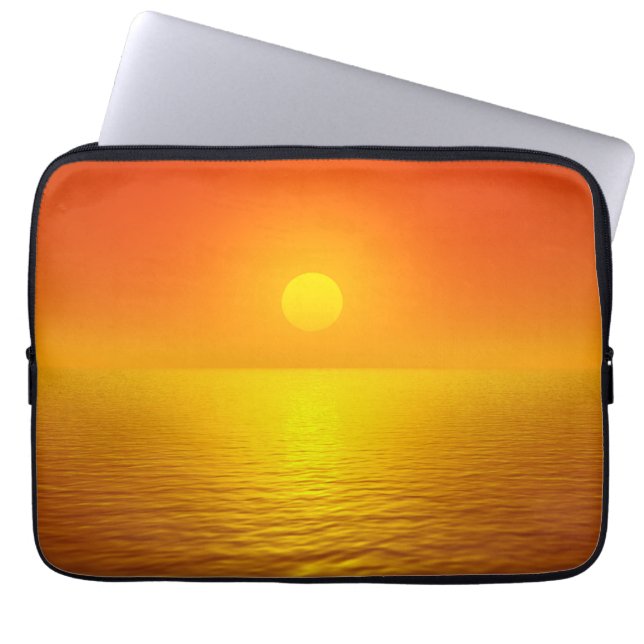 Sunset Reflection Laptop Sleeve (Front)