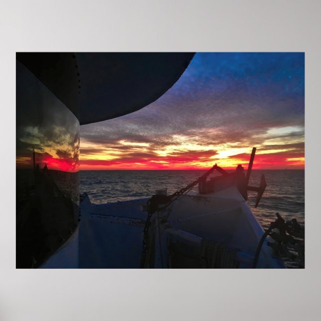 Sunset Reflection Poster (Front)