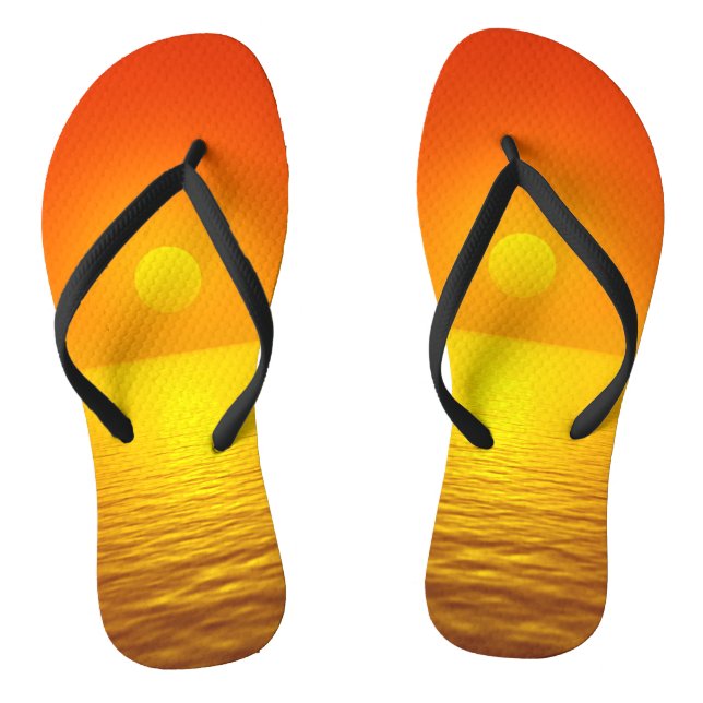 Sunset Reflection Thongs (Footbed)