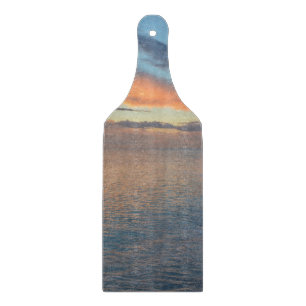 Sunset Reflections On The Water Photographic Cutting Board