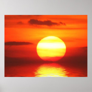 Sunset Reflections Poster