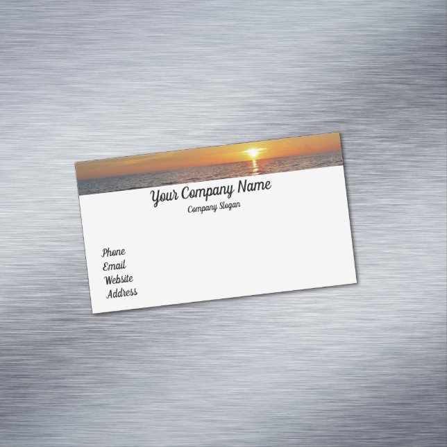 Sunset Retirement Business Card #12 (In Situ)