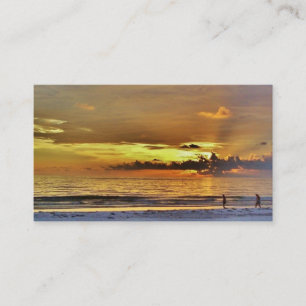 Sunset Retirement Business Cards #14A