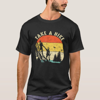 Sunset Retro Style Take A Hike Couple Men Women Hi T-Shirt