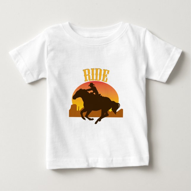 Sunset Ride Baby T-Shirt (Front)