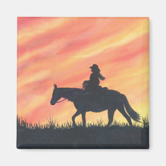 Sunset Ride Magnet