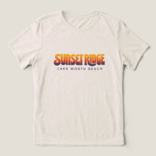 Sunset Ridge T-shirt Tri-Blend Shirt