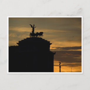 Sunset Rome Postcard