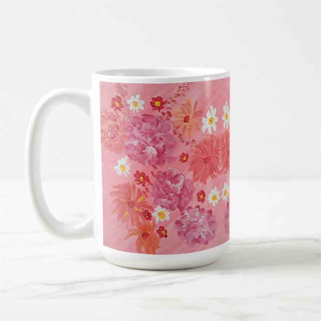 Sunset Rose Coffee Mug (Left)