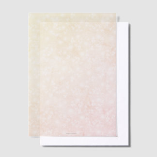Sunset Rose garden vellum Invitations