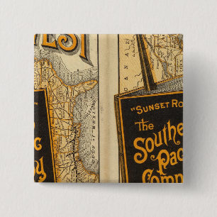 Sunset Route 15 Cm Square Badge