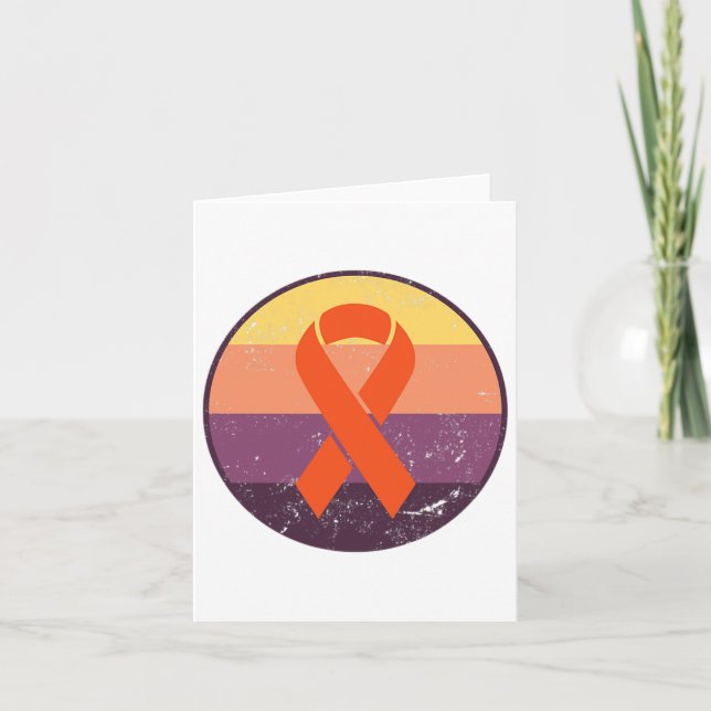 Sunset Rsd Crps Awareness  Card (Front)