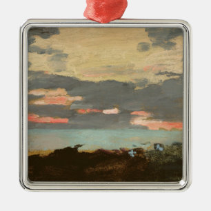 Sunset, Saco Bay Metal Ornament