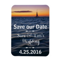 Sunset Sail Nautical Save the Date