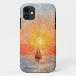 Sunset Sailboat Mobile Case