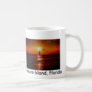 sunset sailboat, Treasure Island, Florida Coffee Mug