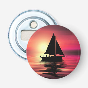 Sunset, Sailing Boat in The Sea-39186 Bottle Opener