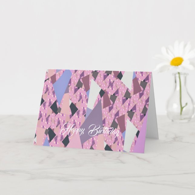 SUNSET SAILS ABSTRACT CARD (Small Plant)