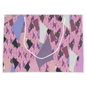 SUNSET SAILS ABSTRACT LARGE GIFT BAG