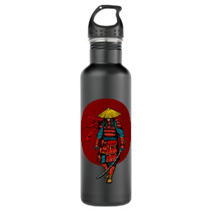 Sunset Samurai Warrior with Katana 710 Ml Water Bottle