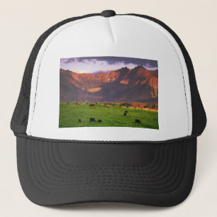 Sunset San Juan Mts CO Trucker Hat