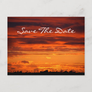 Sunset "Save The Date" Postcard