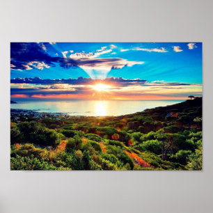 Sunset Scene Poster