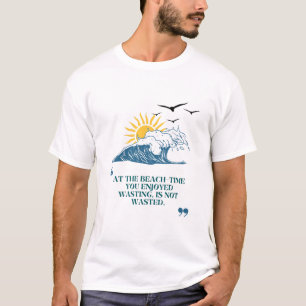 Sunset Sea Birds Beach T-Shirt – Relax and Enjoy t