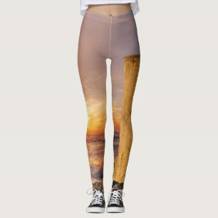 Sunset Sea cliff Leggings