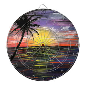 Sunset Sea  Dartboard