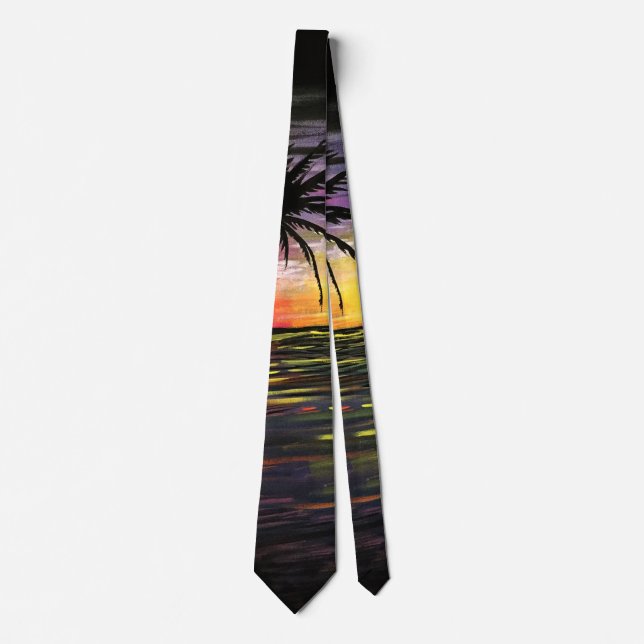 Sunset Sea Tie (Front)