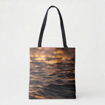 Sunset Sea View Tote Bag