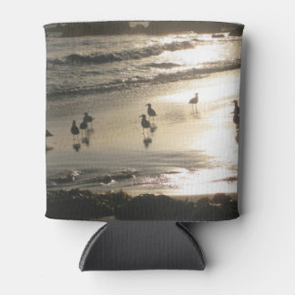 Sunset seagulls can cooler