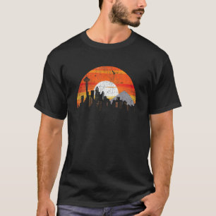 Sunset Seattle Washington Cityscape Downtown Skyli T-Shirt