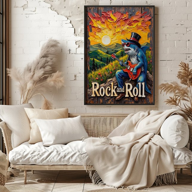 Sunset Serenade: Shark's Encore Poster (Creator Uploaded)