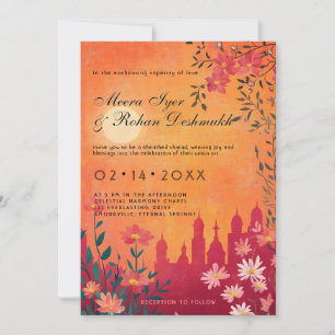 Sunset Serenade Wedding Invitation