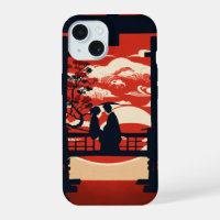 Sunset Serenity: Japanese Torii Gate & Romantic Si