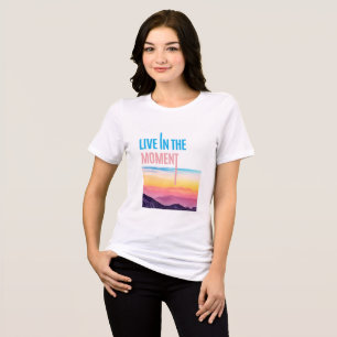 Sunset Serenity - Live in the Moment Tri-Blend Shirt