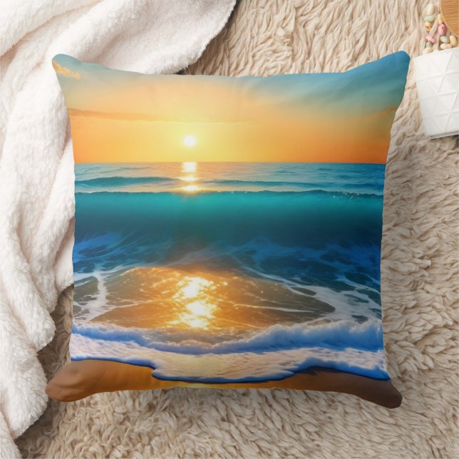 Sunset Serenity Pillow (Blanket)