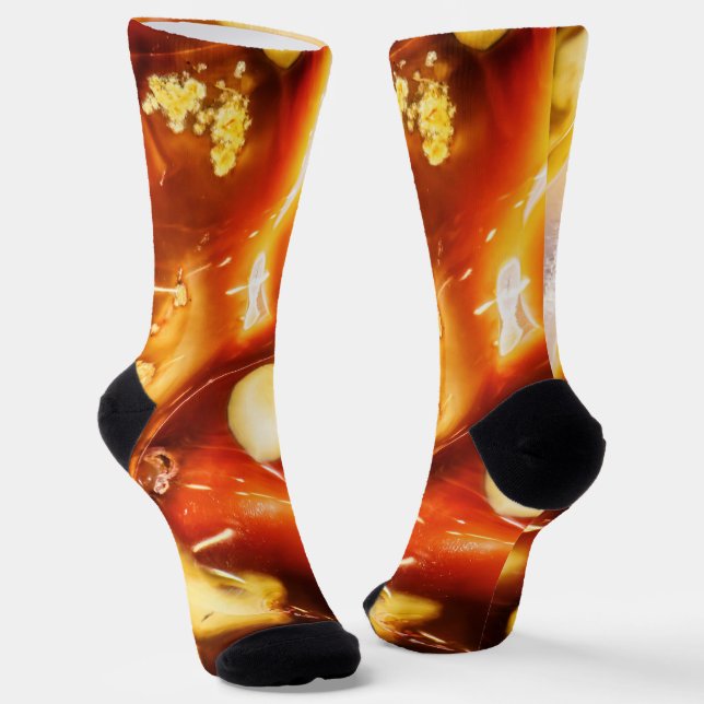 Sunset Set in Stone  Socks (Angled)